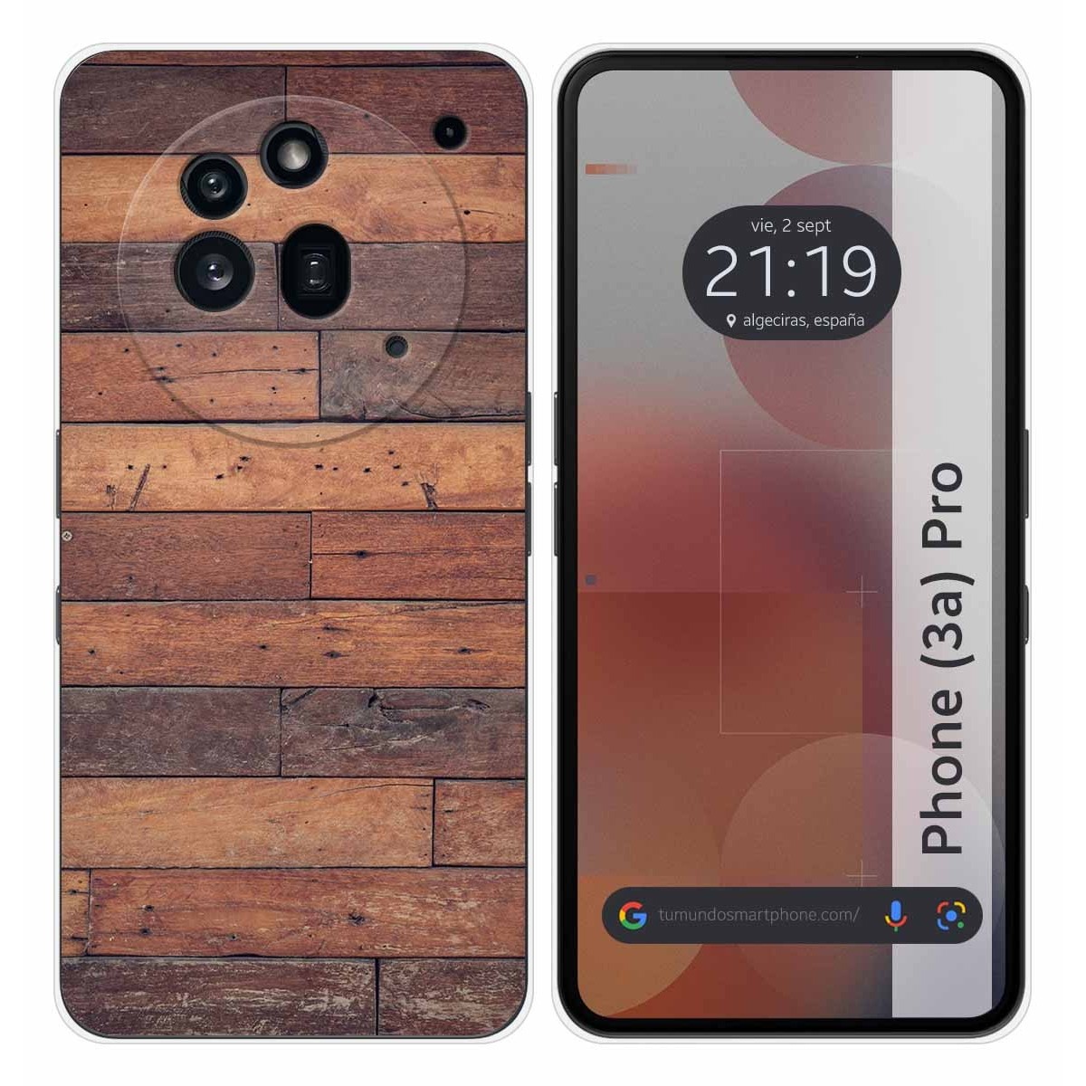 Funda Silicona para Nothing Phone 3a Pro 5G diseño Madera 03 Dibujos