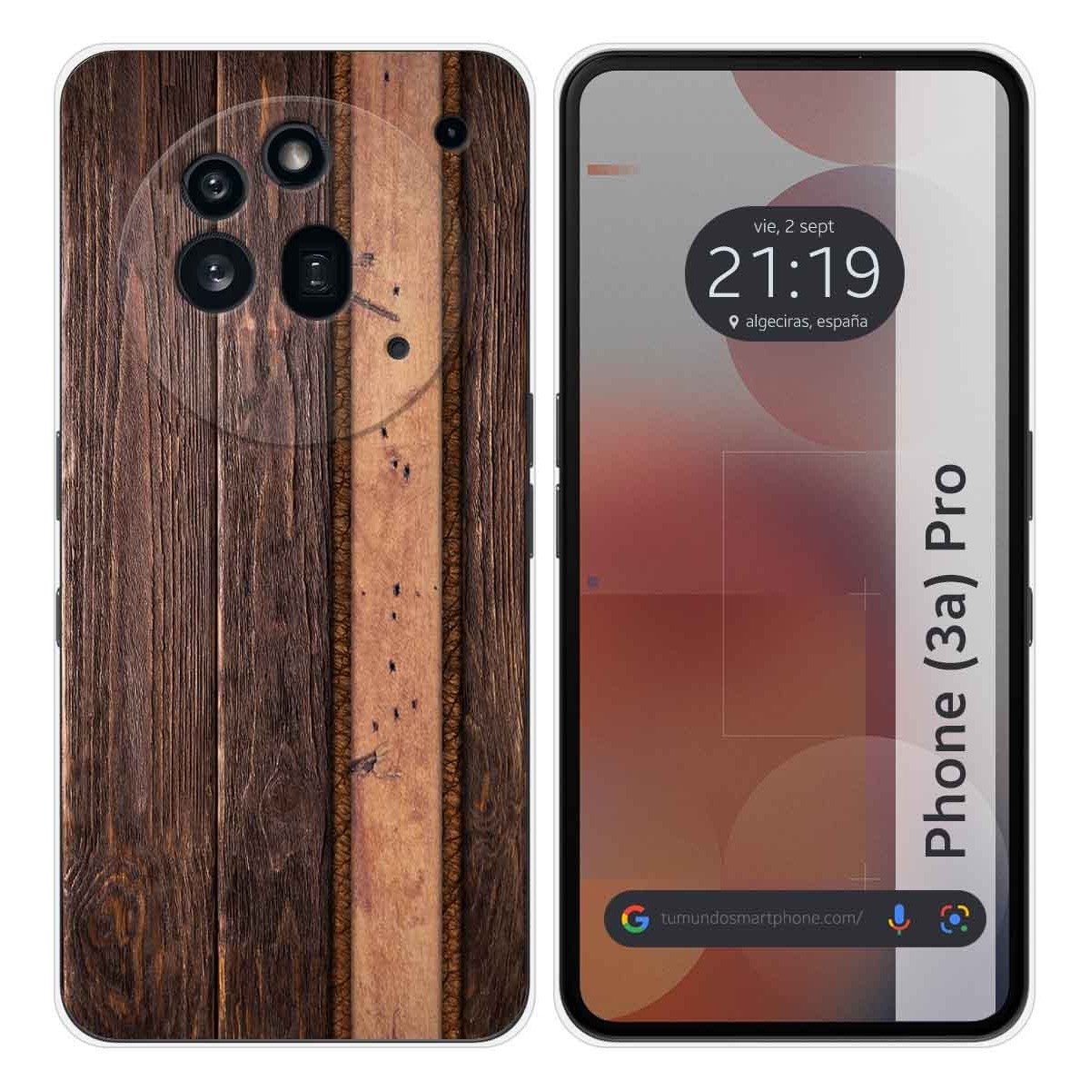 Funda Silicona para Nothing Phone 3a Pro 5G diseño Madera 05 Dibujos