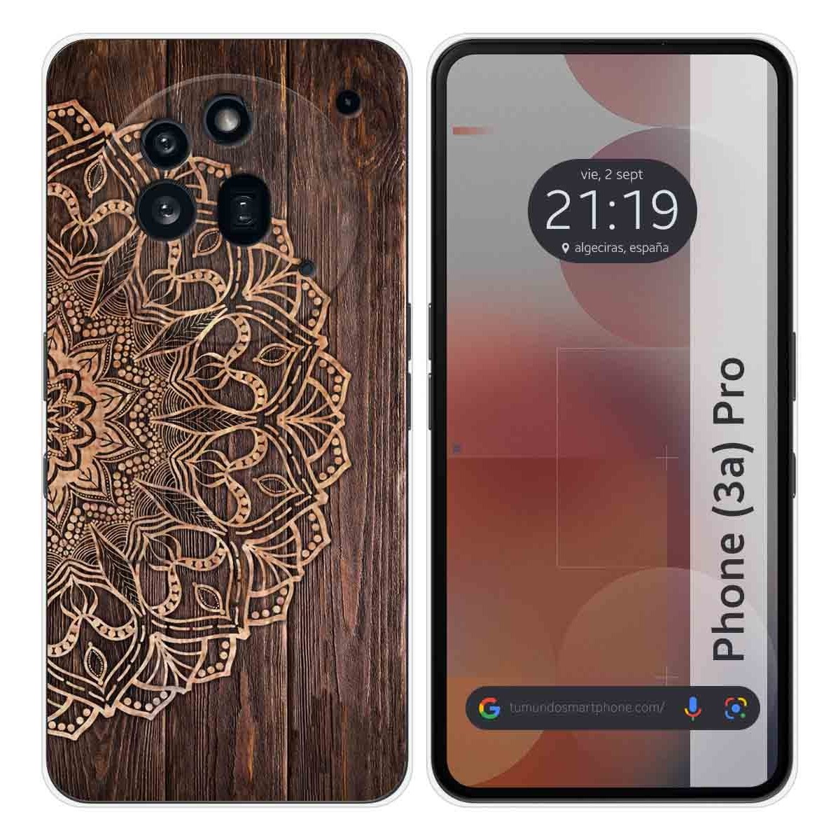 Funda Silicona para Nothing Phone 3a Pro 5G diseño Madera 06 Dibujos