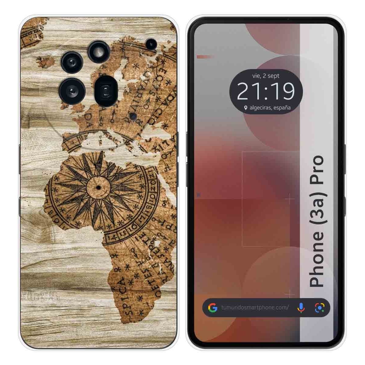 Funda Silicona para Nothing Phone 3a Pro 5G diseño Madera 07 Dibujos
