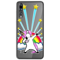 Funda Gel Transparente para Huawei P20 Pro Diseño Unicornio Dibujos
