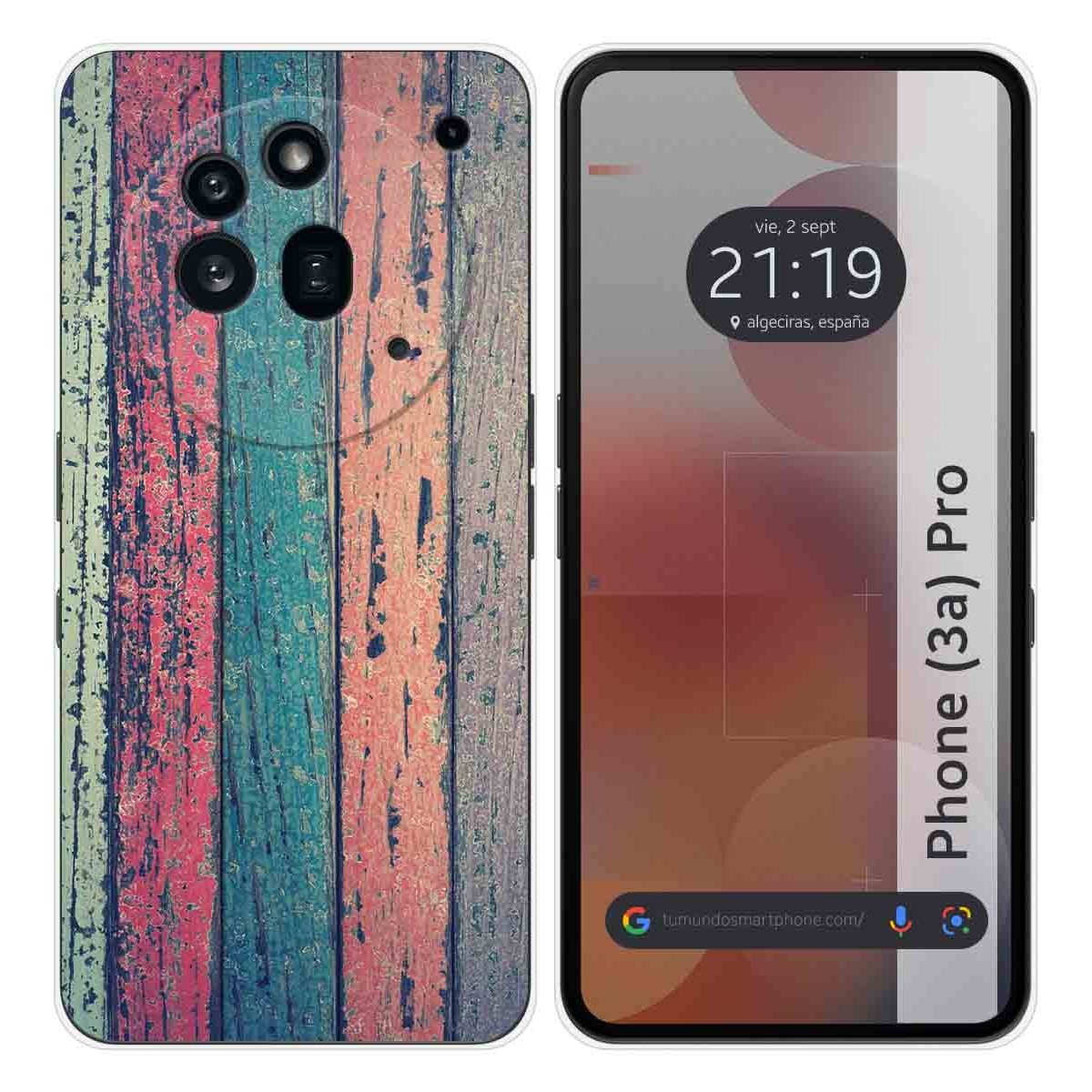 Funda Silicona para Nothing Phone 3a Pro 5G diseño Madera 10 Dibujos