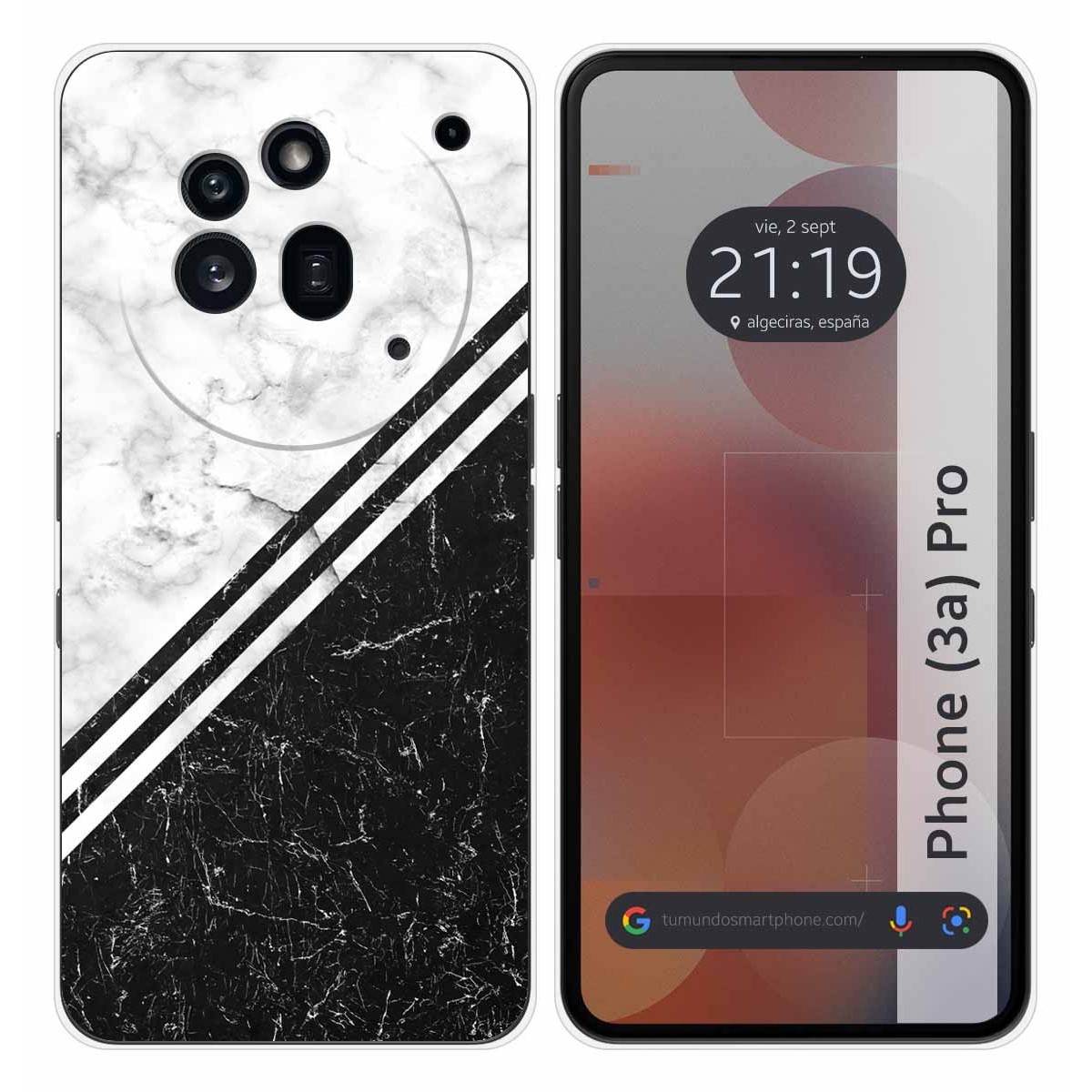 Funda Silicona para Nothing Phone 3a Pro 5G diseño Mármol 01 Dibujos