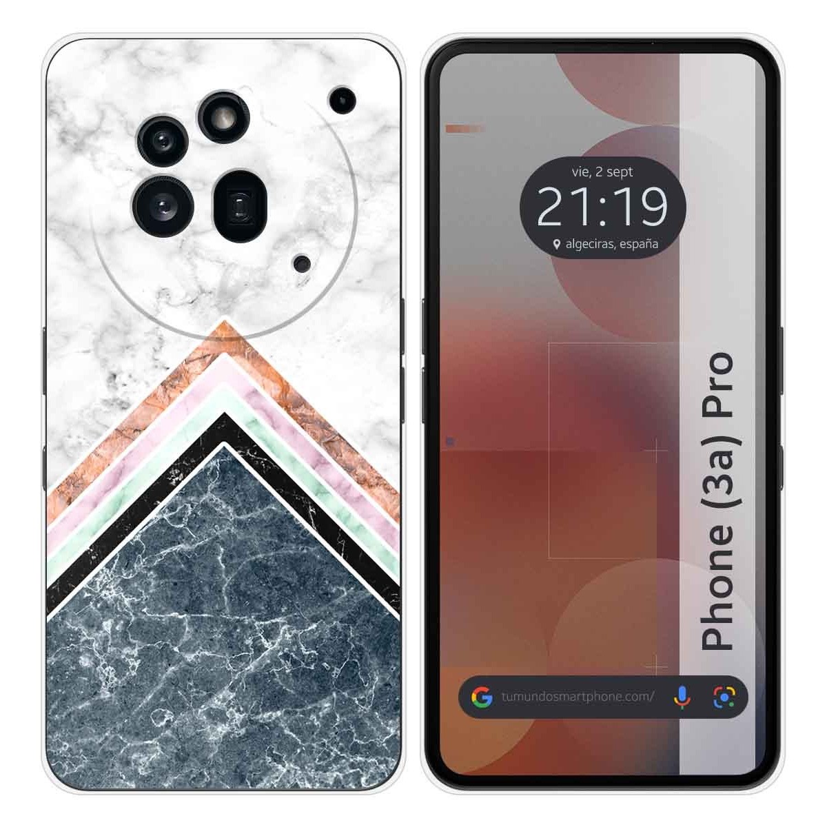Funda Silicona para Nothing Phone 3a Pro 5G diseño Mármol 05 Dibujos