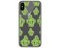 Funda Gel Transparente para Iphone X / XS Diseño Cactus Dibujos