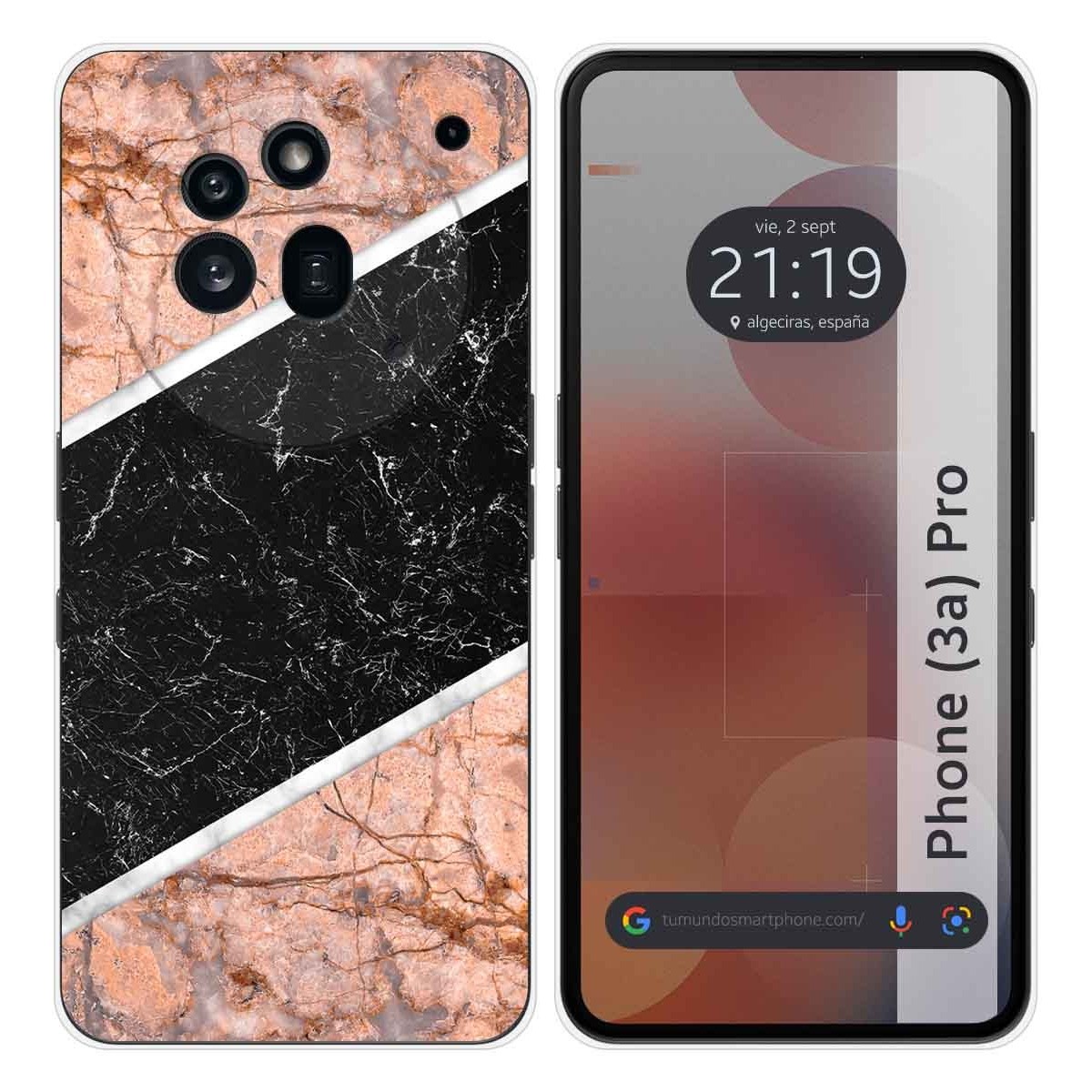 Funda Silicona para Nothing Phone 3a Pro 5G diseño Mármol 07 Dibujos
