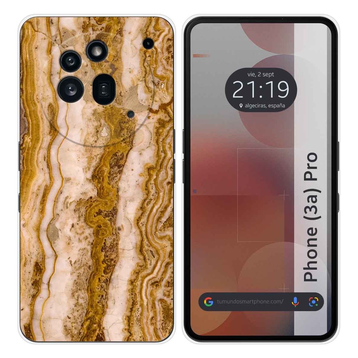 Funda Silicona para Nothing Phone 3a Pro 5G diseño Mármol 10 Dibujos