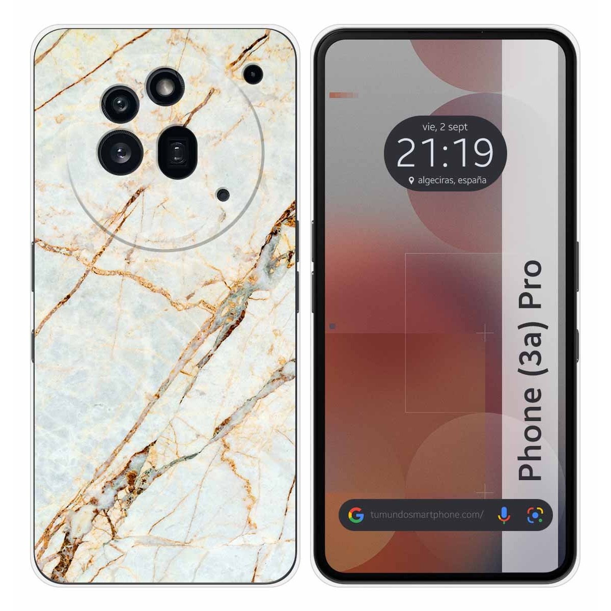 Funda Silicona para Nothing Phone 3a Pro 5G diseño Mármol 13 Dibujos