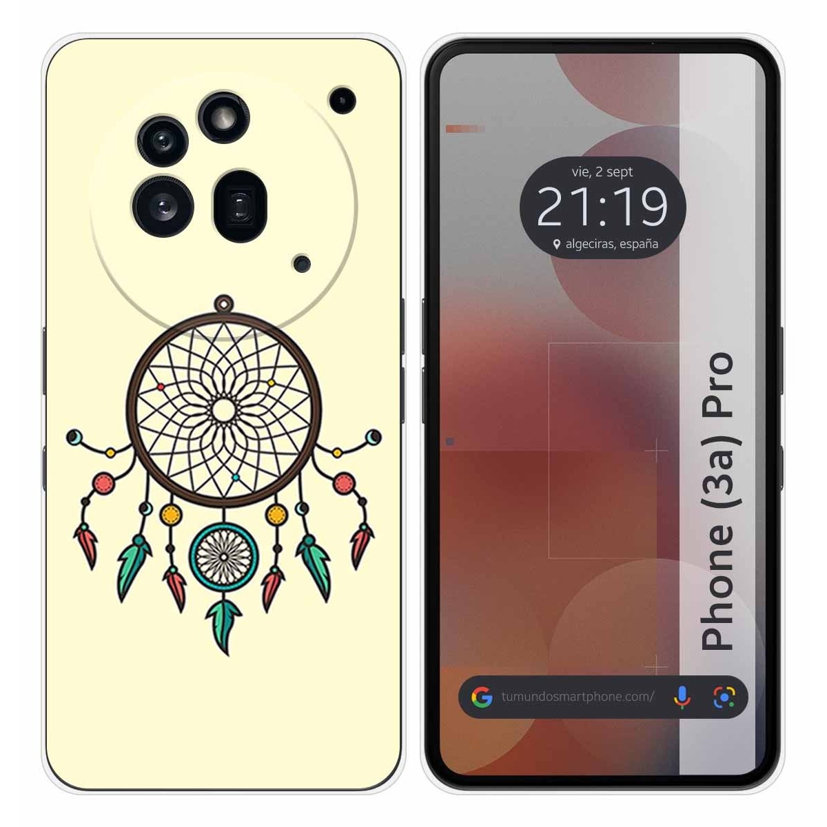 Funda Silicona para Nothing Phone 3a Pro 5G diseño Atrapasueños Dibujos