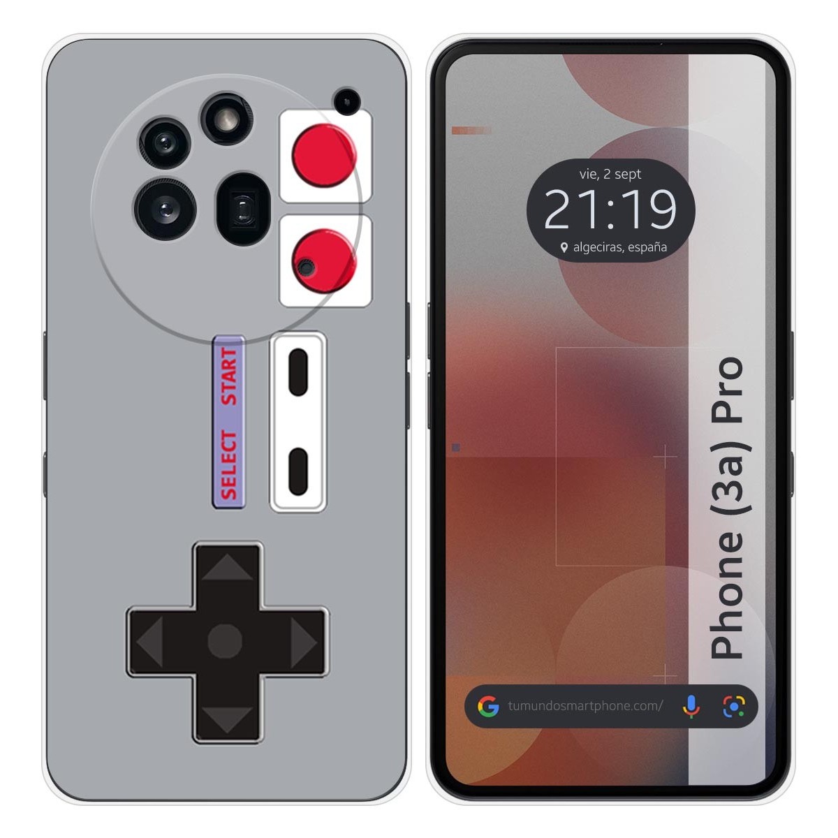 Funda Silicona para Nothing Phone 3a Pro 5G diseño Consola Dibujos