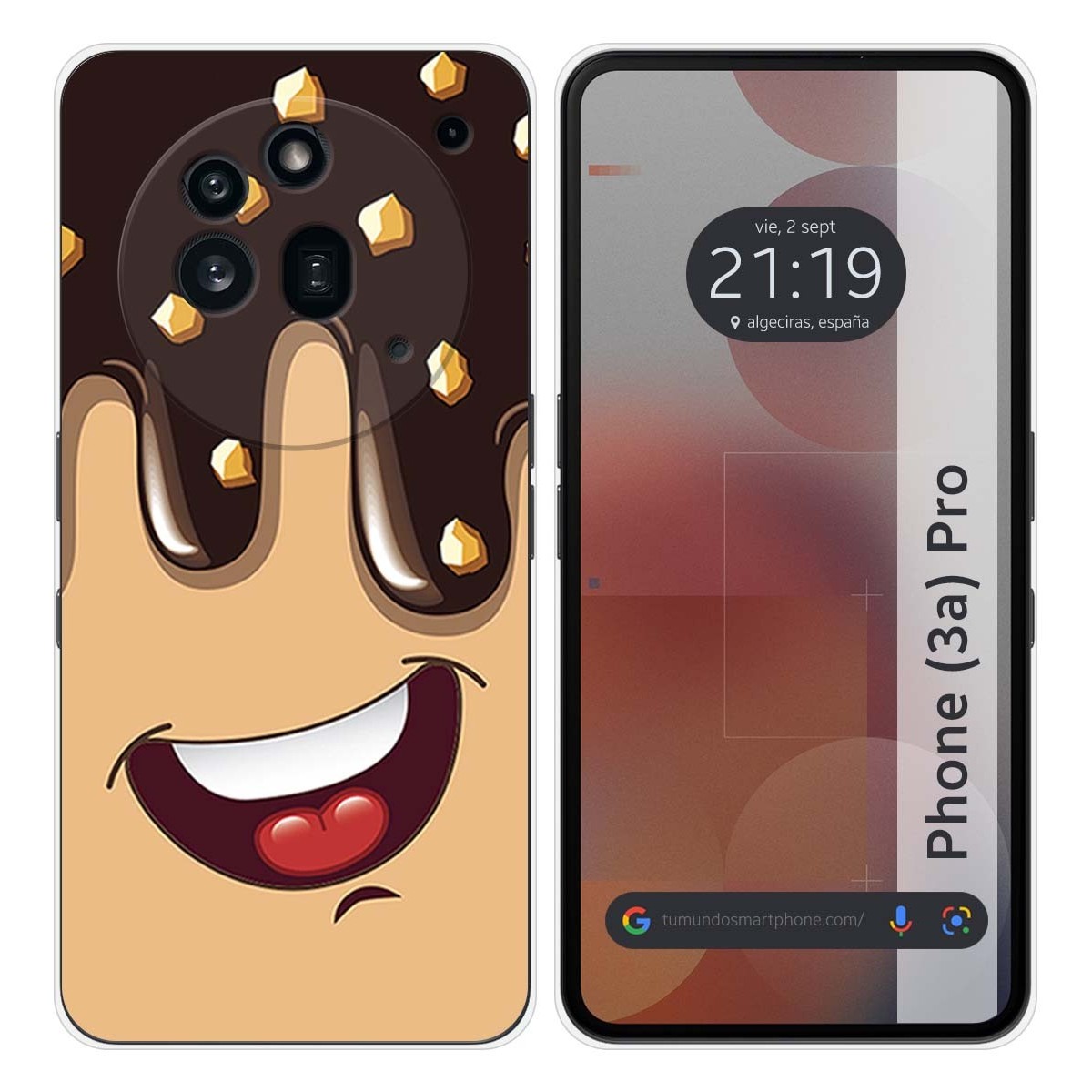 Funda Silicona para Nothing Phone 3a Pro 5G diseño Helado Chocolate Dibujos