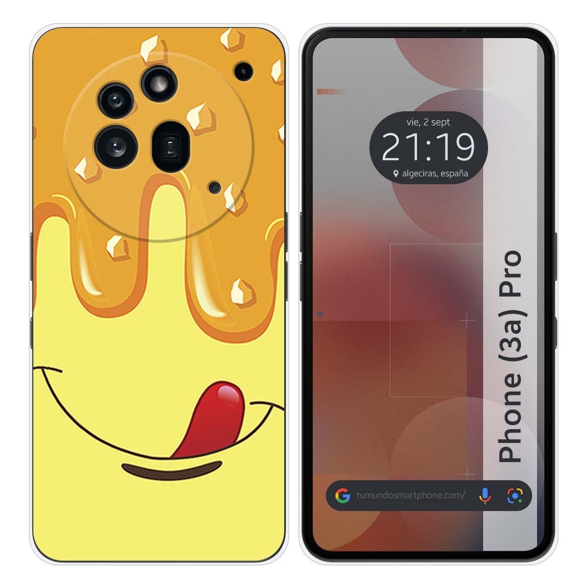 Funda Silicona para Nothing Phone 3a Pro 5G diseño Helado Vainilla Dibujos