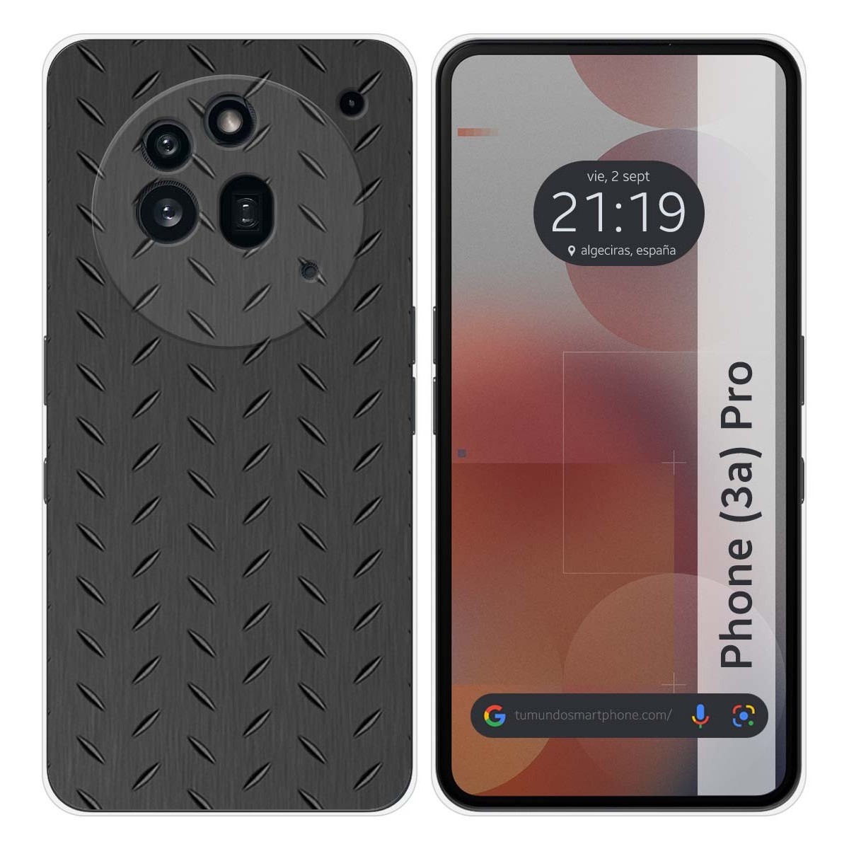 Funda Silicona para Nothing Phone 3a Pro 5G diseño Metal Dibujos