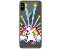 Funda Gel Transparente para Iphone X / XS Diseño Unicornio Dibujos