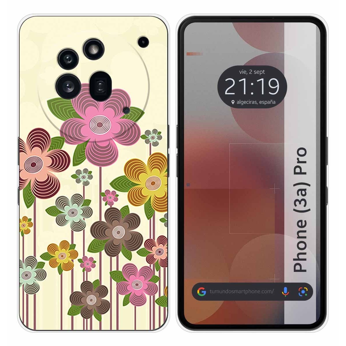 Funda Silicona para Nothing Phone 3a Pro 5G diseño Primavera En Flor Dibujos