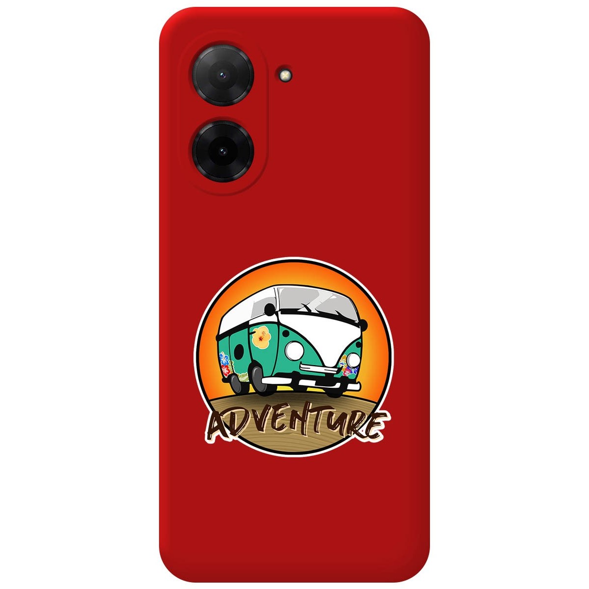 Funda Silicona Líquida Roja para Xiaomi Redmi A5 diseño Adventure Dibujos