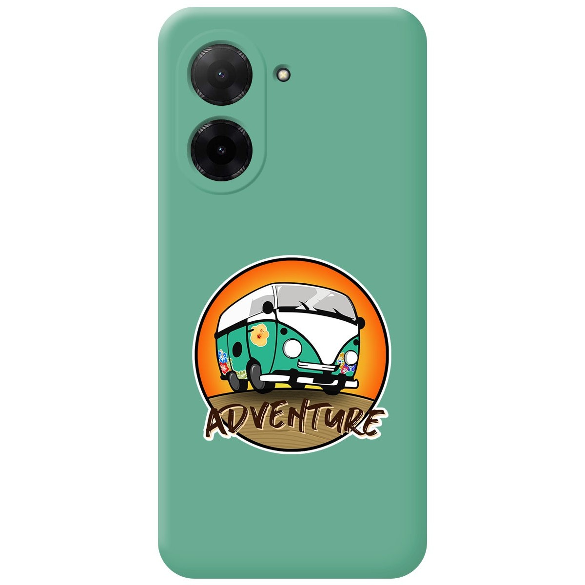 Funda Silicona Líquida Verde para Xiaomi Redmi A5 diseño Adventure Dibujos