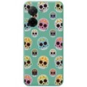 Funda Silicona Líquida Verde para Xiaomi Redmi A5 diseño Catrina Dibujos