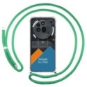 Personaliza tu Funda Colgante Transparente para Nothing Phone 3a Pro 5G con Cordon Verde Agua Dibujo Personalizada