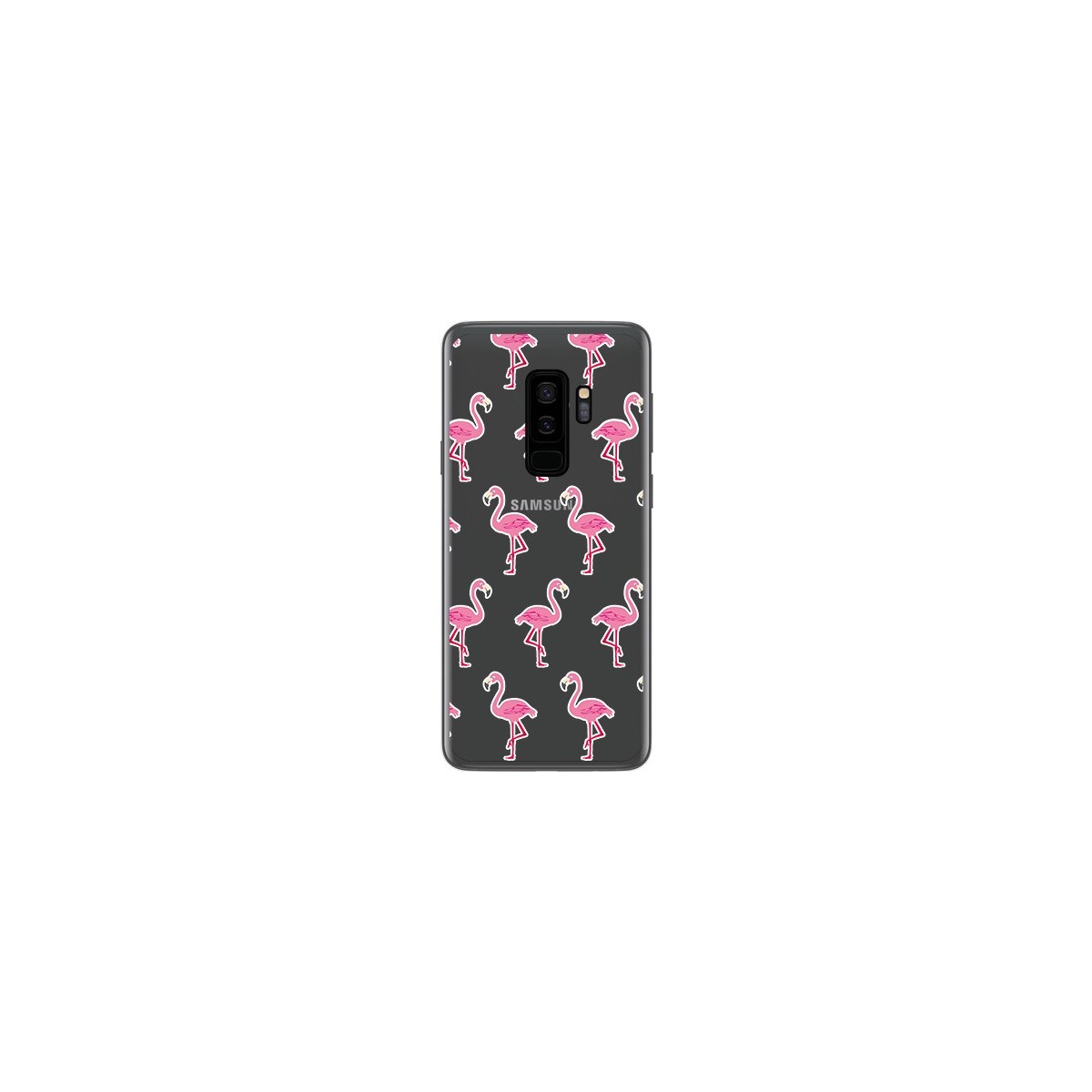Funda Gel Transparente para Samsung Galaxy S9 Plus Diseño Flamenco Dibujos