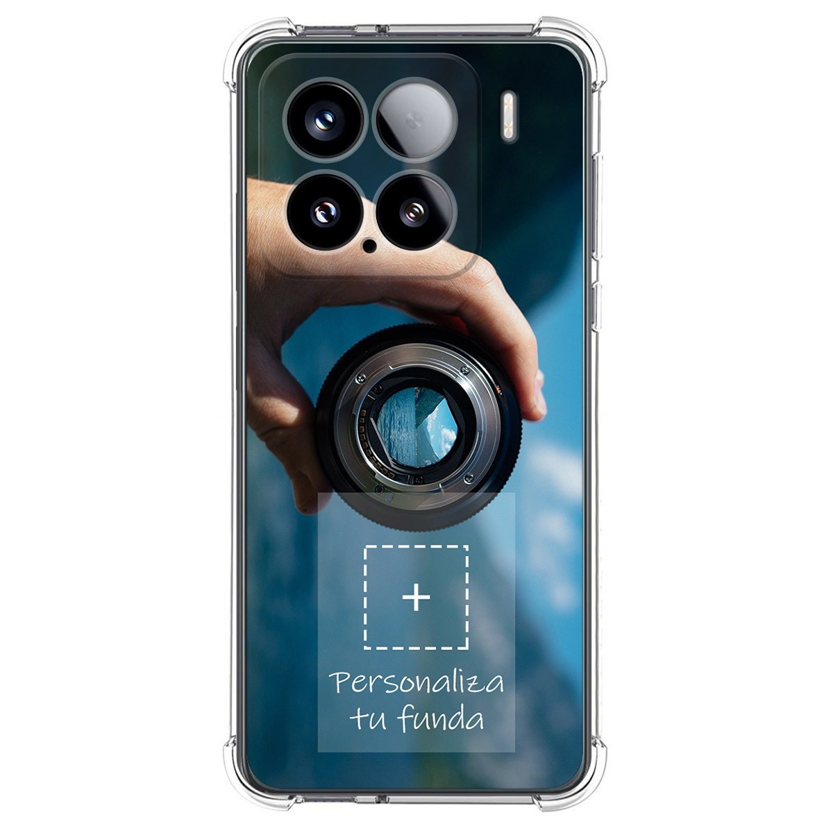 Personaliza tu Funda Silicona AntiGolpes Transparente con tu Fotografía para Xiaomi 15 5G Dibujo Personalizada