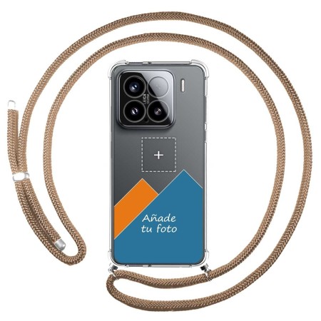 Personaliza tu Funda Colgante Transparente para Xiaomi 15 5G con Cordon Camel Dibujo Personalizada