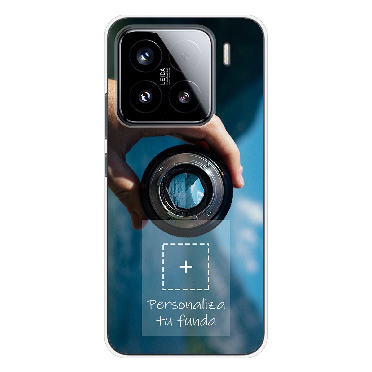 Personaliza tu Funda Silicona Gel Tpu Transparente con tu Fotografia para Xiaomi 15 5G Dibujo Personalizada