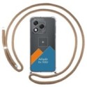 Personaliza tu Funda Colgante Transparente para Huawei Honor 400 Lite 5G con Cordon Camel Dibujo Personalizada