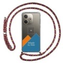 Personaliza tu Funda Colgante Transparente para Oppo A5 Pro 5G con Cordon Rosa / Dorado Dibujo Personalizada