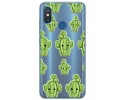 Funda Gel Transparente para Xiaomi Mi 8 Diseño Cactus Dibujos