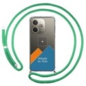 Personaliza tu Funda Colgante Transparente para Oppo A5 Pro 5G con Cordon Verde Agua Dibujo Personalizada