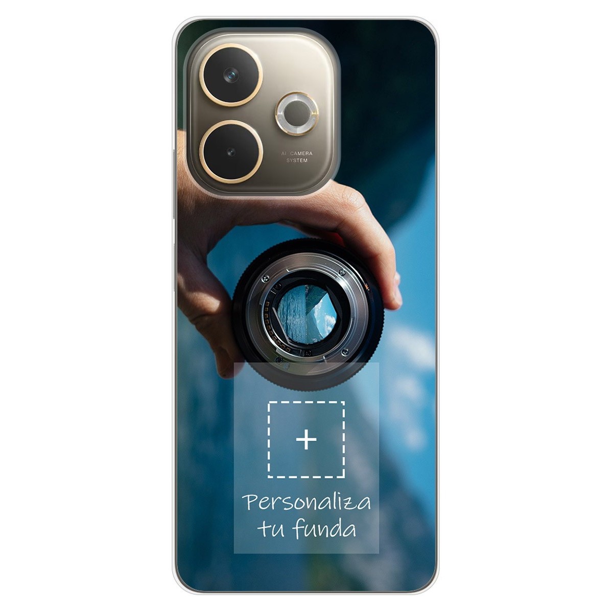 Personaliza tu Funda Silicona Gel Tpu Transparente con tu Fotografia para Oppo A5 Pro 5G Dibujo Personalizada