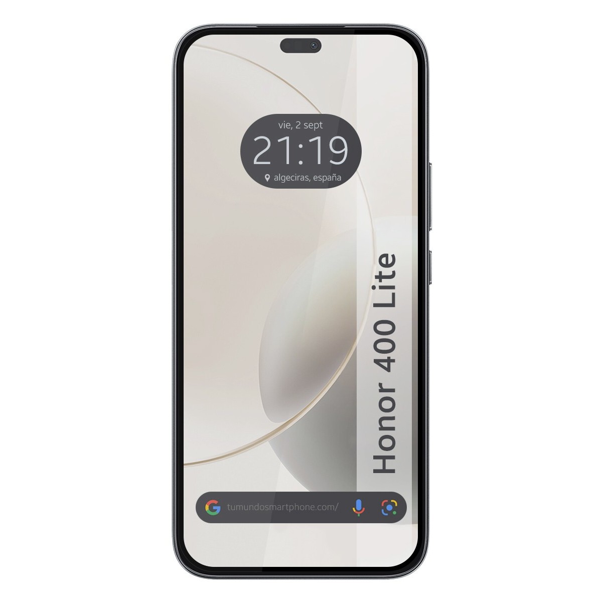 Protector Cristal Templado Completo 5D Full Glue Negro para Huawei Honor 400 Lite 5G Vidrio
