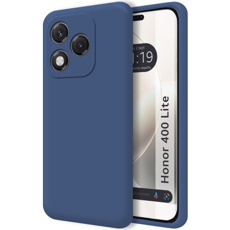 Funda Silicona Líquida Ultra Suave para Huawei Honor 400 Lite 5G color Azul