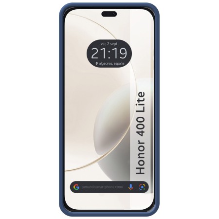 Funda Silicona Líquida Ultra Suave para Huawei Honor 400 Lite 5G color Azul