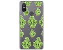 Funda Gel Transparente para Xiaomi Mi 8 Se Diseño Cactus Dibujos