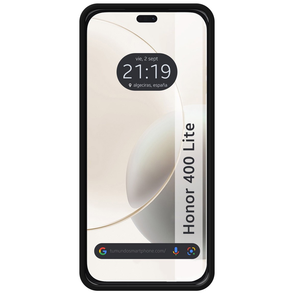 Funda Silicona Líquida Ultra Suave para Huawei Honor 400 Lite 5G color Negra