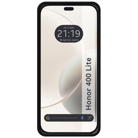 Funda Silicona Líquida Ultra Suave para Huawei Honor 400 Lite 5G color Negra