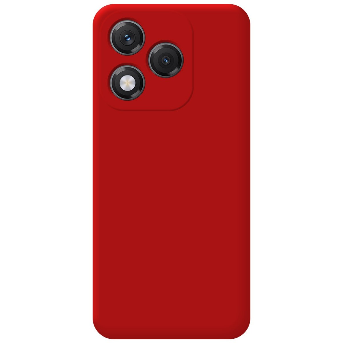 Funda Silicona Líquida Ultra Suave para Huawei Honor 400 Lite 5G color Roja