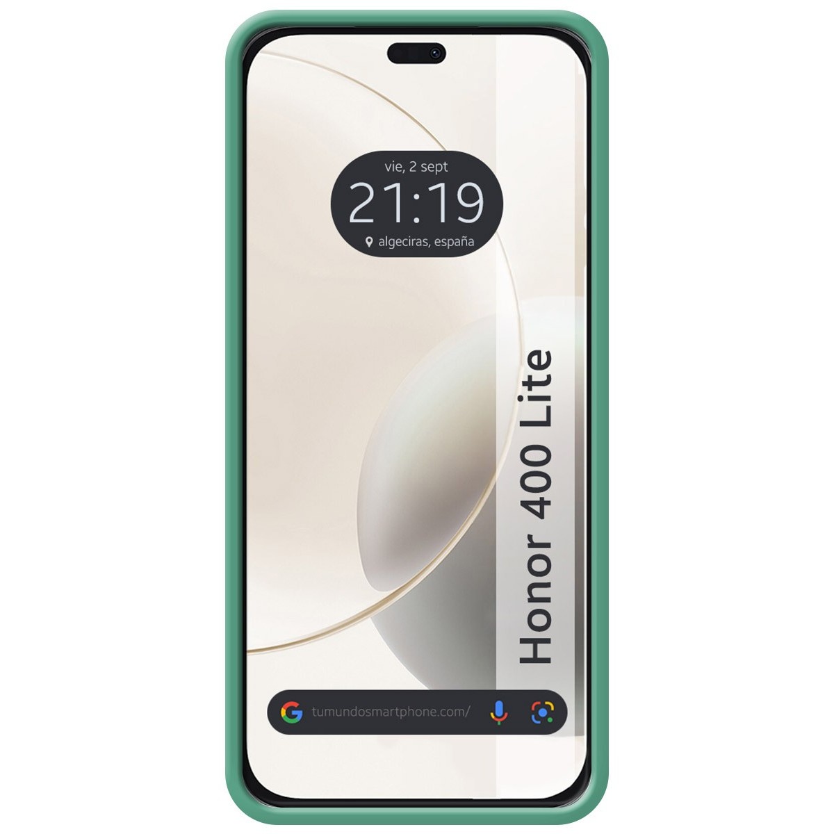 Funda Silicona Líquida Ultra Suave para Huawei Honor 400 Lite 5G color Verde