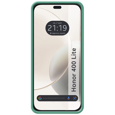 Funda Silicona Líquida Ultra Suave para Huawei Honor 400 Lite 5G color Verde