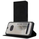 Funda Libro de Polipiel con tarjetero para Huawei Honor 400 Lite 5G color Negra