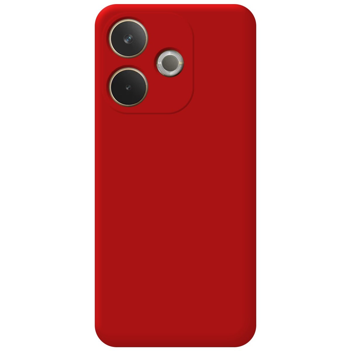 Funda Silicona Líquida Ultra Suave para Oppo A5 Pro 5G color Roja