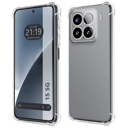 Funda Silicona Antigolpes Transparente para Xiaomi 15 5G