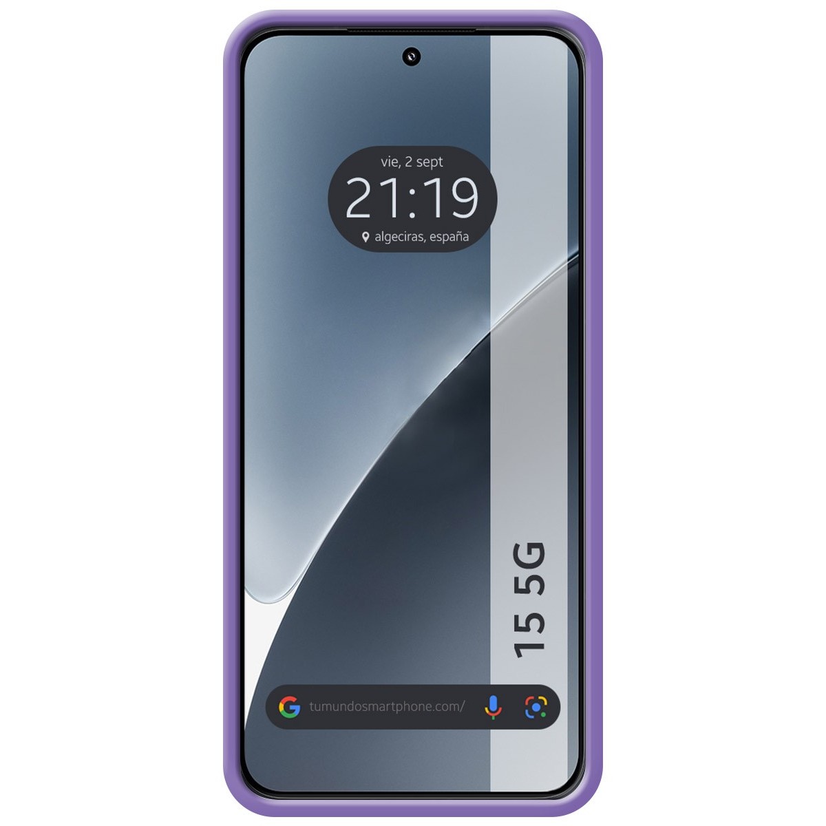 Funda Silicona Líquida Ultra Suave para Xiaomi 15 5G color Morada
