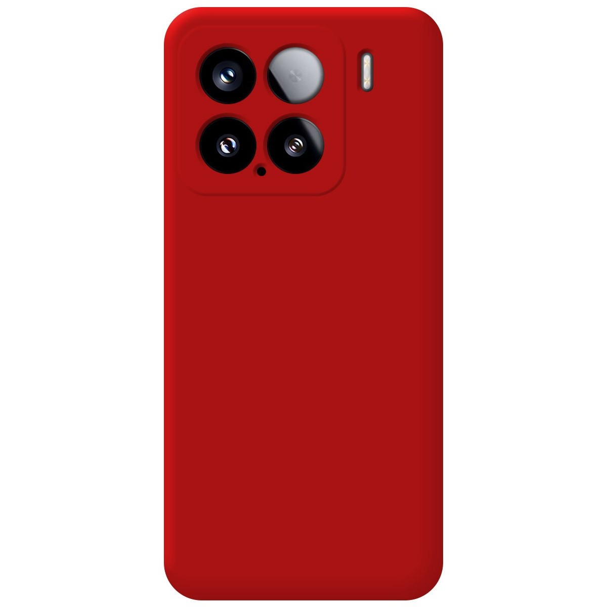 Funda Silicona Líquida Ultra Suave para Xiaomi 15 5G color Roja