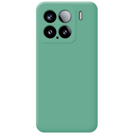 Funda Silicona Líquida Ultra Suave para Xiaomi 15 5G color Verde