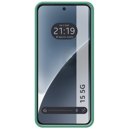 Funda Silicona Líquida Ultra Suave para Xiaomi 15 5G color Verde