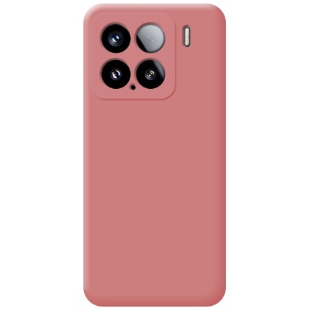 Funda Silicona Líquida Ultra Suave para Xiaomi 15 5G color Rosa