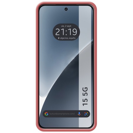Funda Silicona Líquida Ultra Suave para Xiaomi 15 5G color Rosa